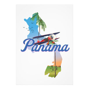 Foto cartel de viaje a Panamá