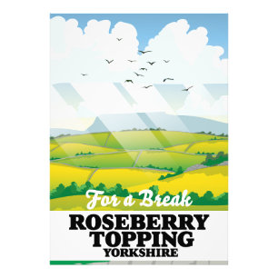 Foto Cartel de viaje a Roseberry Topping Yorkshire