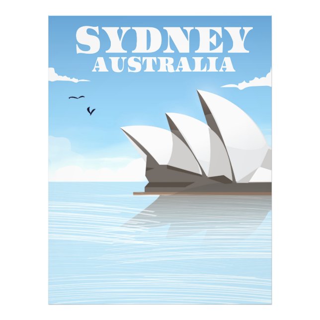 Foto Cartel de viaje a Sydney Australia (Frente)