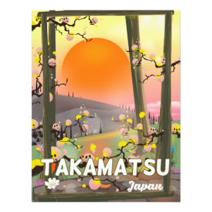 Foto Cartel de viaje a Takamatsu Japón