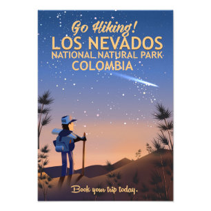 Foto Cartel de viaje al Parque Nacional Natural Los Nev
