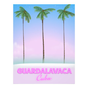 Foto Cartel de viaje antiguo de Guardalavaca Cuba