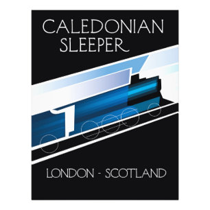 Foto Cartel de viaje Caledonian Sleeper Londres Escocia