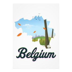 Foto Cartel de viaje de Bélgica.