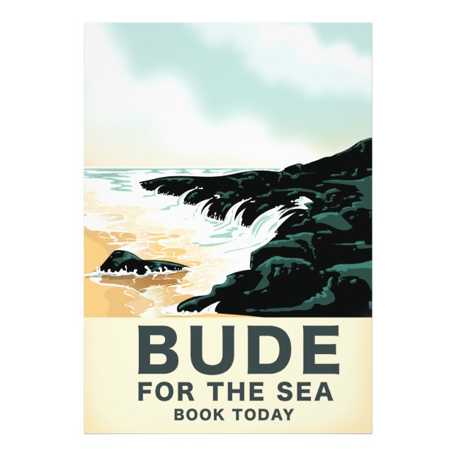 Foto Cartel de viaje de Bude Cornwall (Frente)