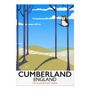 Foto Cartel de viaje de estilo vintage de Cumberland, I