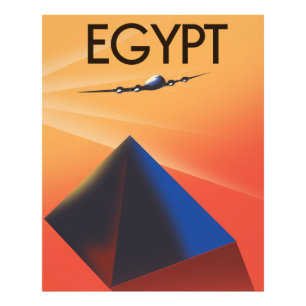 Foto Cartel de viaje de estilo vintage de Egipto