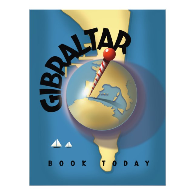 Foto Cartel de viaje de Gibraltar (Frente)