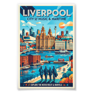 Foto Cartel de viaje de Liverpool