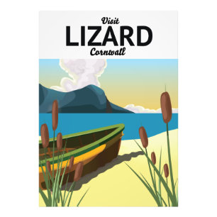 Foto Cartel de viaje de Lizard junto al mar