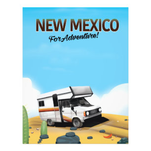 Foto cartel de viaje de Nuevo México "Para Aventura"