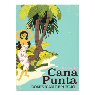 Foto Cartel de viaje de Punta Cana República Dominicana