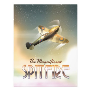 Foto cartel de viaje de Spitfire magnífico