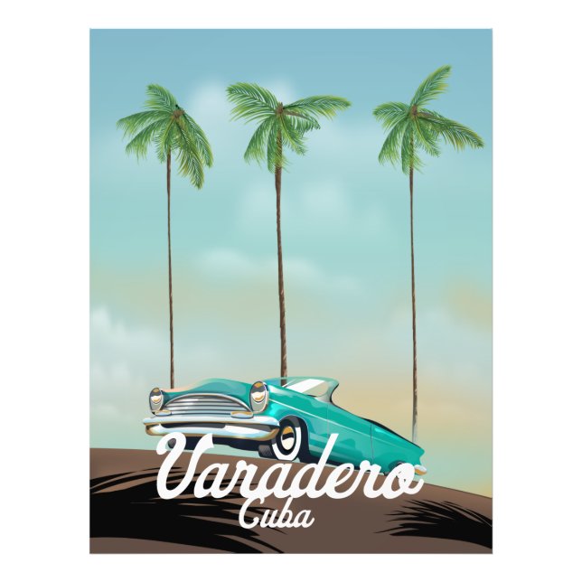 Foto Cartel de viaje de Varadero Cuba (Frente)