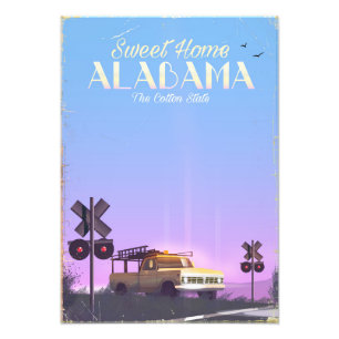 Foto Cartel de viaje "Dulce hogar" Alabama