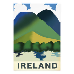 Foto Cartel de viaje vintage de Irlanda