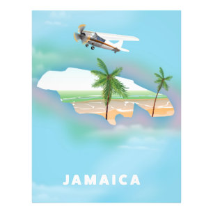 Foto Cartel de viaje vintage de Jamaica