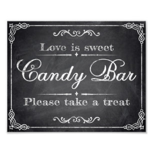Foto carteles bodas - pizarra - Bar Candy -