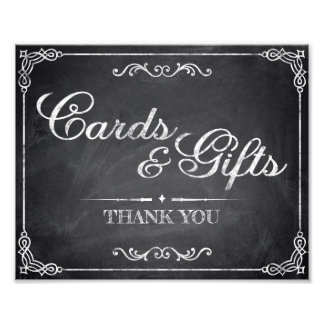 Foto carteles de boda - pizarra - Tarjetas y regalos -