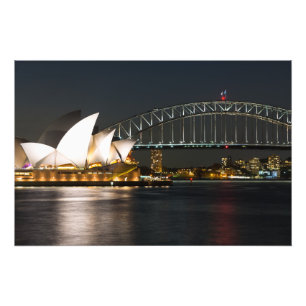 Foto Casa de ópera de Sydney y puente del puerto