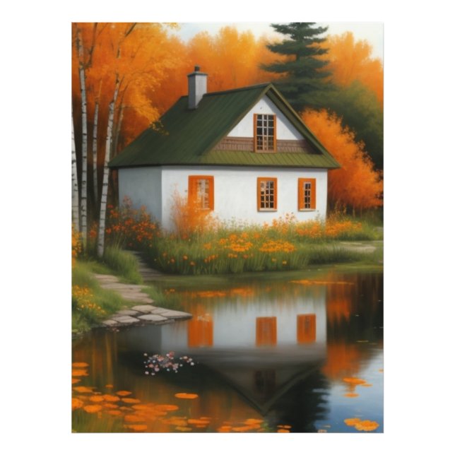 Foto casa de otoño (Frente)