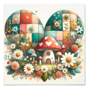 Foto Casa Hongo de Corazón de Parche Cuentoso