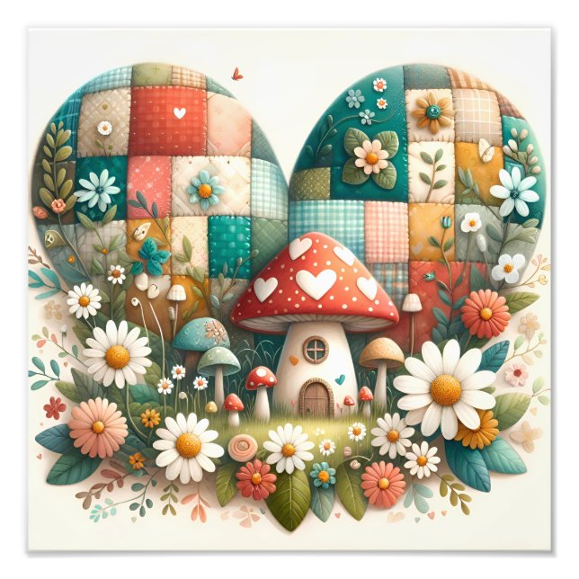 Foto Casa Hongo de Corazón de Parche Cuentoso (Frente)