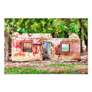 Foto Casa Rustica Abandonada En Medio De La Selva Verde