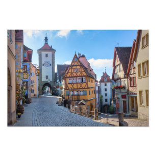 Foto Casas coloridas en Rothenburg, Alemania