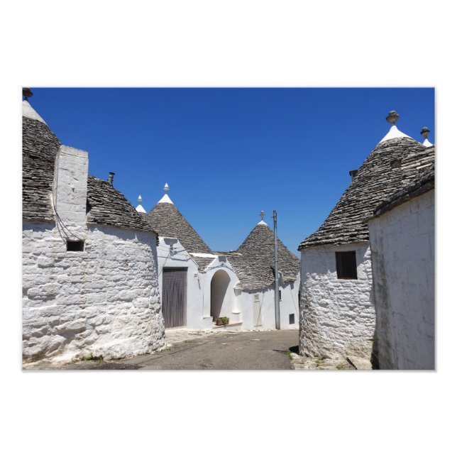 Foto Casas Trulli de Alberobello, estampado de Puglia (Frente)