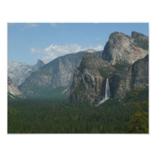 Foto Cascada Bridalveil y Half Dome en Yosemite