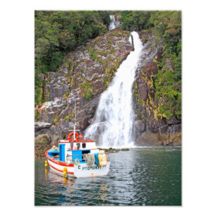 Foto Cascada de barco y cascada, Chile