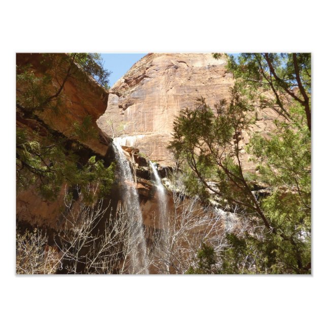 Foto Cascada de Emerald Pool I del Parque Nacional Zion (Frente)