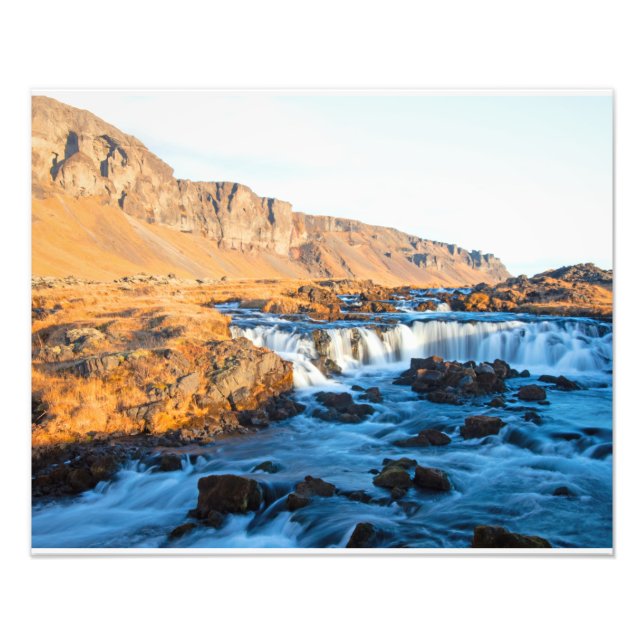 Foto Cascada de Fossalar, Islandia (Frente)