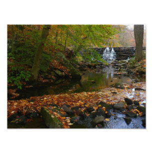 Foto Cascada de otoño y arroyo Pensilvania Naturaleza