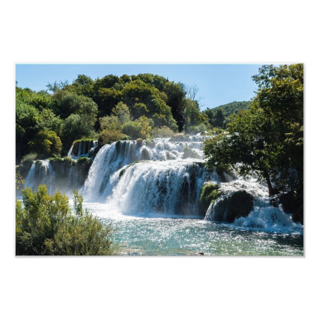 Foto Cascada en el Parque Nacional Krka - Dalmatia, Cro (Frente)