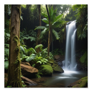 Foto Cascada Tropical Exuberante