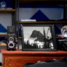 Foto Cascadas del Norte Montaña Pico Blanco y Negro