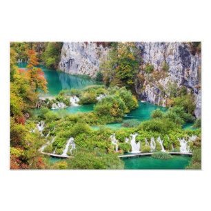 Foto Cascadas en parque nacional de los lagos Plitvice