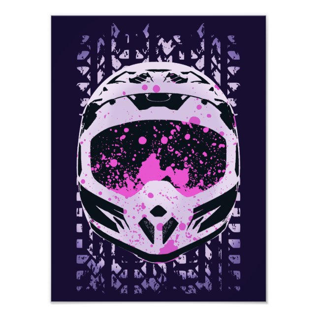 Foto Casco de ciclismo de suciedad gráfica (Frente)