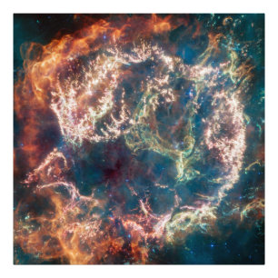 Foto Cassiopeia A MIRI Imagen James Webb Telescopio Esp