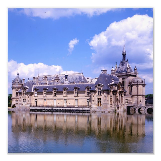 Foto Castillo Chantilly, Oise, Francia (Frente)