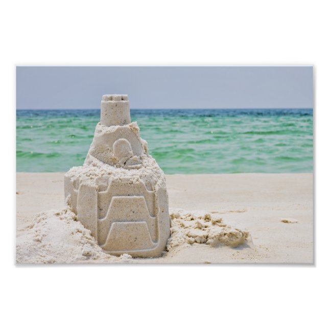 Foto Castillo de arena de la playa de Pensacola (Frente)