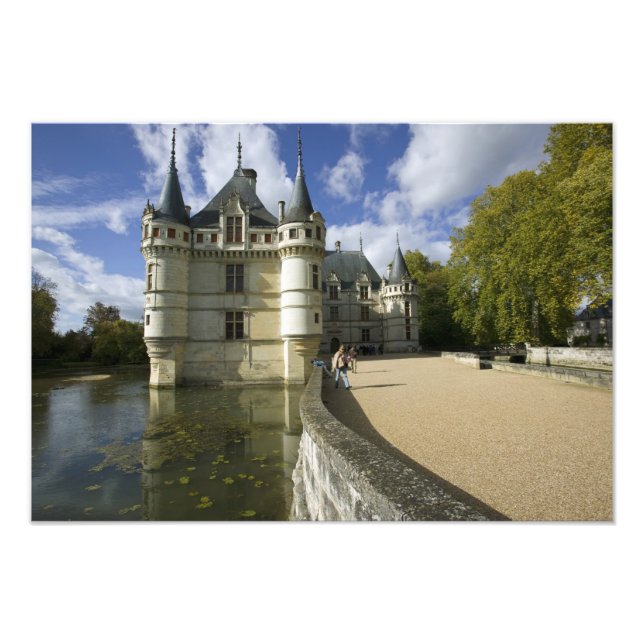 Foto Castillo de Azay-le-Rideau, Indre-et-Loire, (Frente)