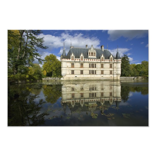 Foto Castillo de Azay-le-Rideau, Indre-et-Loire, 4 (Frente)