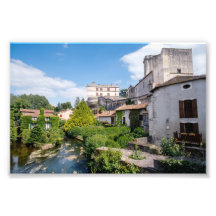 Castillo de Bourdeilles y río Dronne, Dordogne