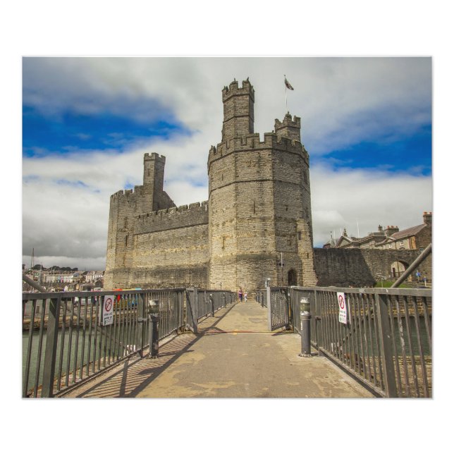 Foto Castillo de Caernarfon, Gales. (Frente)