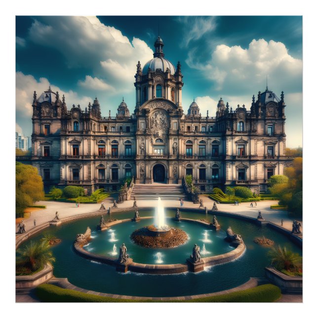 Foto Castillo de Chapultepec México Viajes Antiguos (Frente)