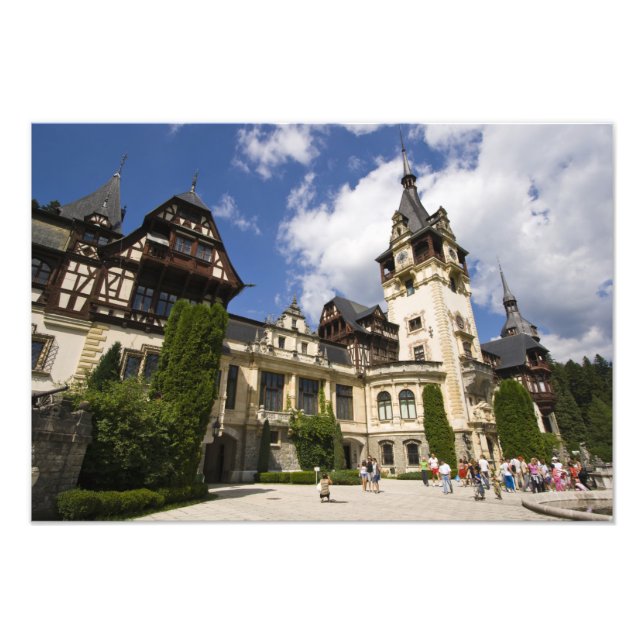 Foto Castillo de Peles del siglo XVIII, Sinaia, Rumania (Frente)