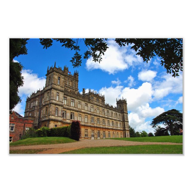 Foto Castillo Highclere Downton Abbey Inglaterra Reino  (Frente)